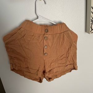 cute loose brown shorts!
